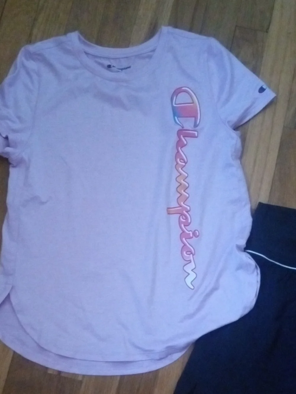 girl xl champion tee and drifit tennis skort